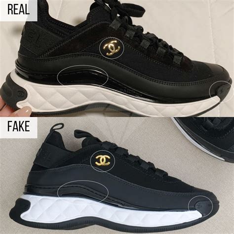 spot fake chanel sneakers|are chanel shoes genuine.